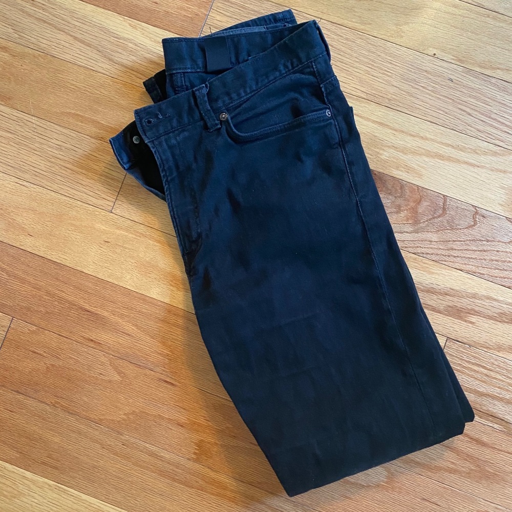 Mens Jeans Black H & M Skinny Size 30